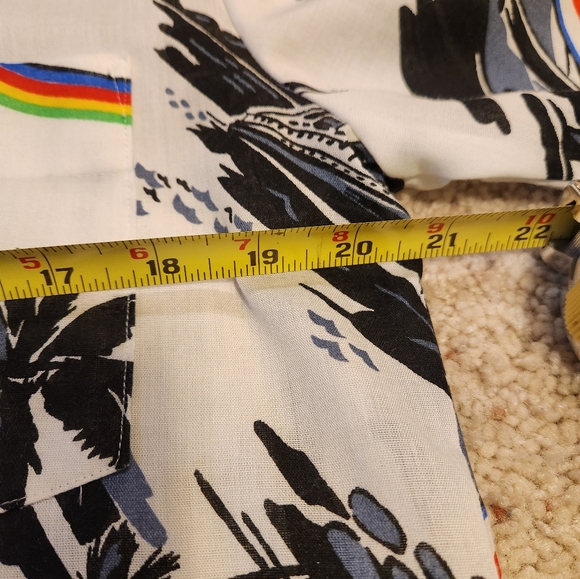 Vintage Marina of California short-sleeve button-down Hawaiian shirt - size M - Picture 8 of 9